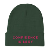 Confidence Is Sexy Embroidered Beanie